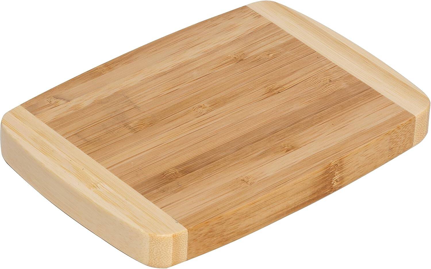 Alt View 4. Joyce Chen - Joyce Chen Compact Burnished Bamboo Cutting Board, 5x7 Inches.