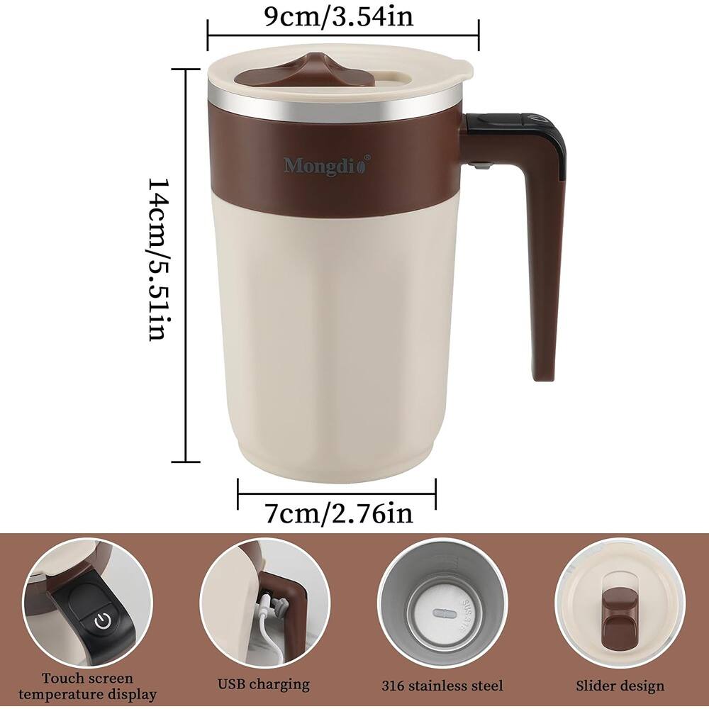 - 9cm/3.54in
- 14cm/5.51in
- 7cm/2.76in
- Touch screen temperature display
- USB charging
- 316 stainless steel
- Slider design