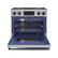 Alt View 11. Thor Kitchen - Gordon Ramsay Series by Thor Kitchen 6.0 Cu. Ft Freestanding Electric Range with Navy Blue Hardware - Stainless Steel.