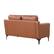 Left. Serta - Fuller Loveseat Brown - Brown.