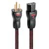 Front. AudioQuest - NRG-Z3 3.3' Power Cable with C13 to 3-Prong Wall Plug Connectors - Black.