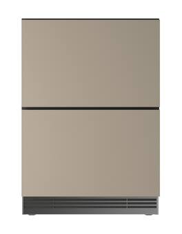 U-Line - 24"W. 5.1 Cu.Ft. Built-In Panel Ready Refrigerated Drawers - Custom Panel Ready