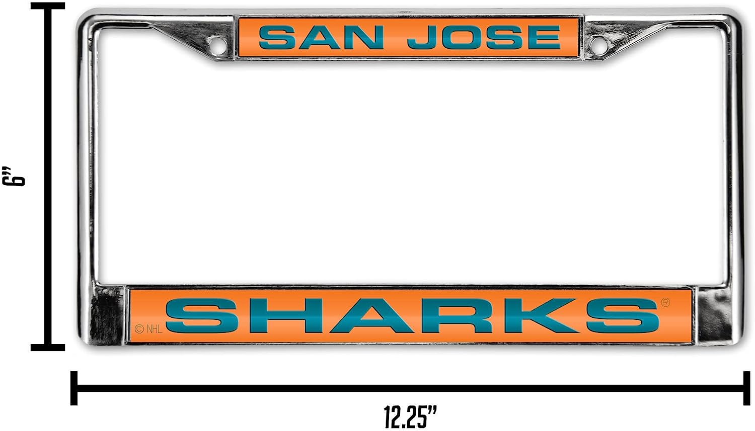 SAN JOSE  
SHARKS  
NHL  
12.25"