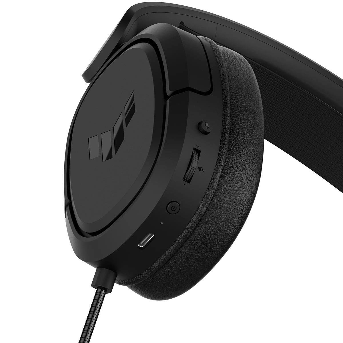 Alt View 5. ASUS - ASUS Asus TUF Gaming H1 Wireless - Black.