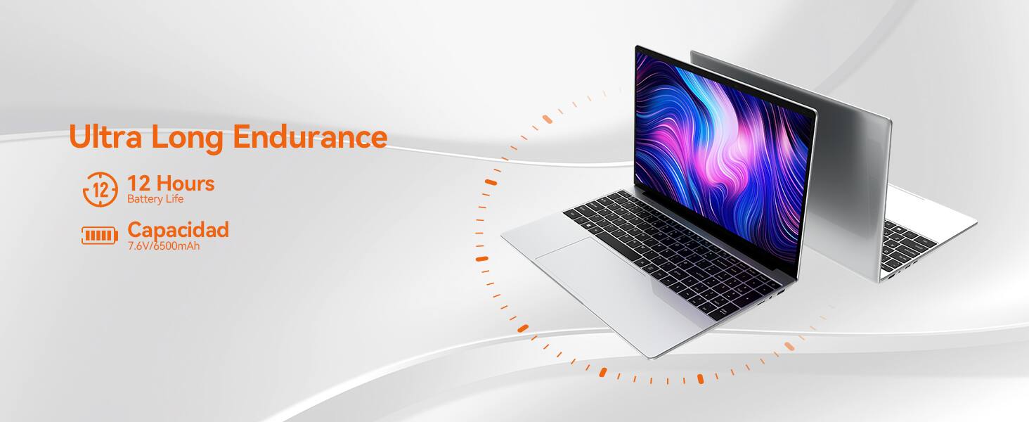 Ultra Long Endurance  
12 Hours Battery Life  
Capacidad 7.6V/6500mAh