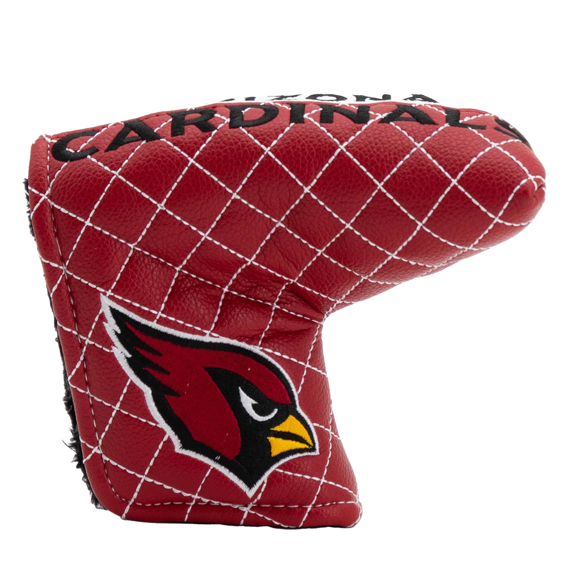 Front. Team Golf - Arizona Cardinals Quilted Blade Putter Cover - Multicolor.