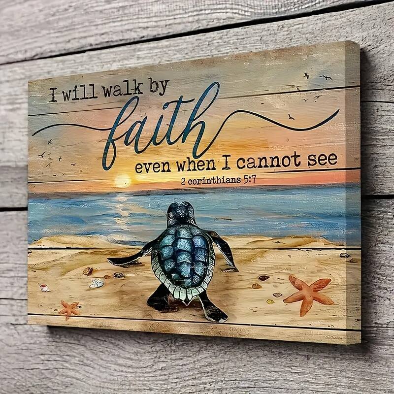 I will walk by faith even when I cannot see  
2 Corinthians 5:7