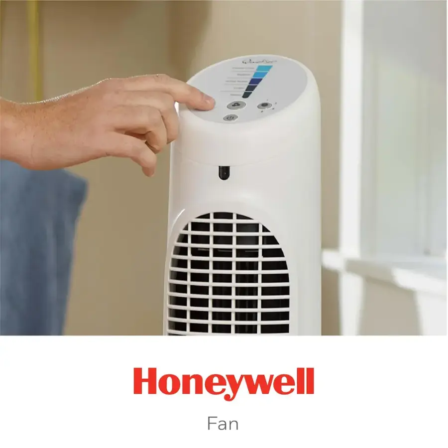 Honeywell QuietSet Speed Oscillating Tower Fan HYF260W White