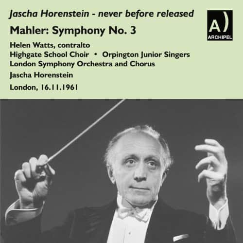 Jascha Horenstein - Symphony No. 3  - COMPACT DISCS