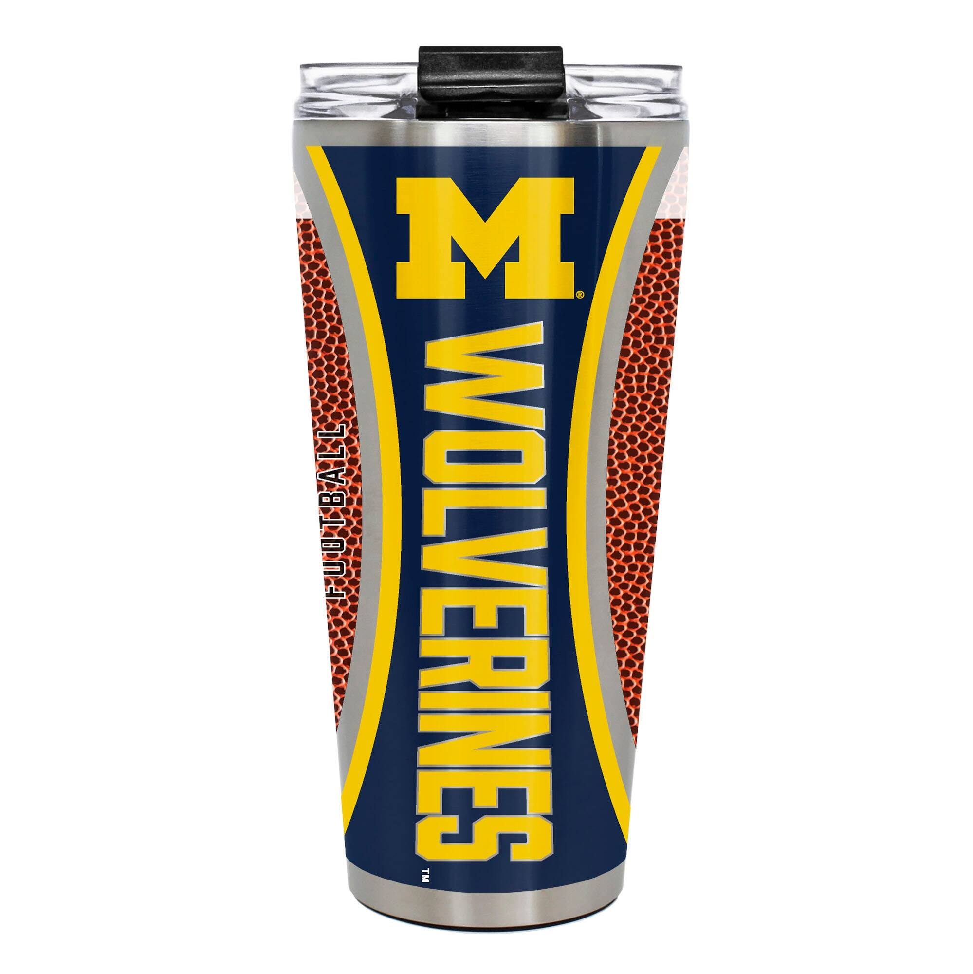 Great American Products - Michigan Wolverines 32oz. Big Slim Game Ball Travel Tumbler - Brown price history on PriceWatchPro