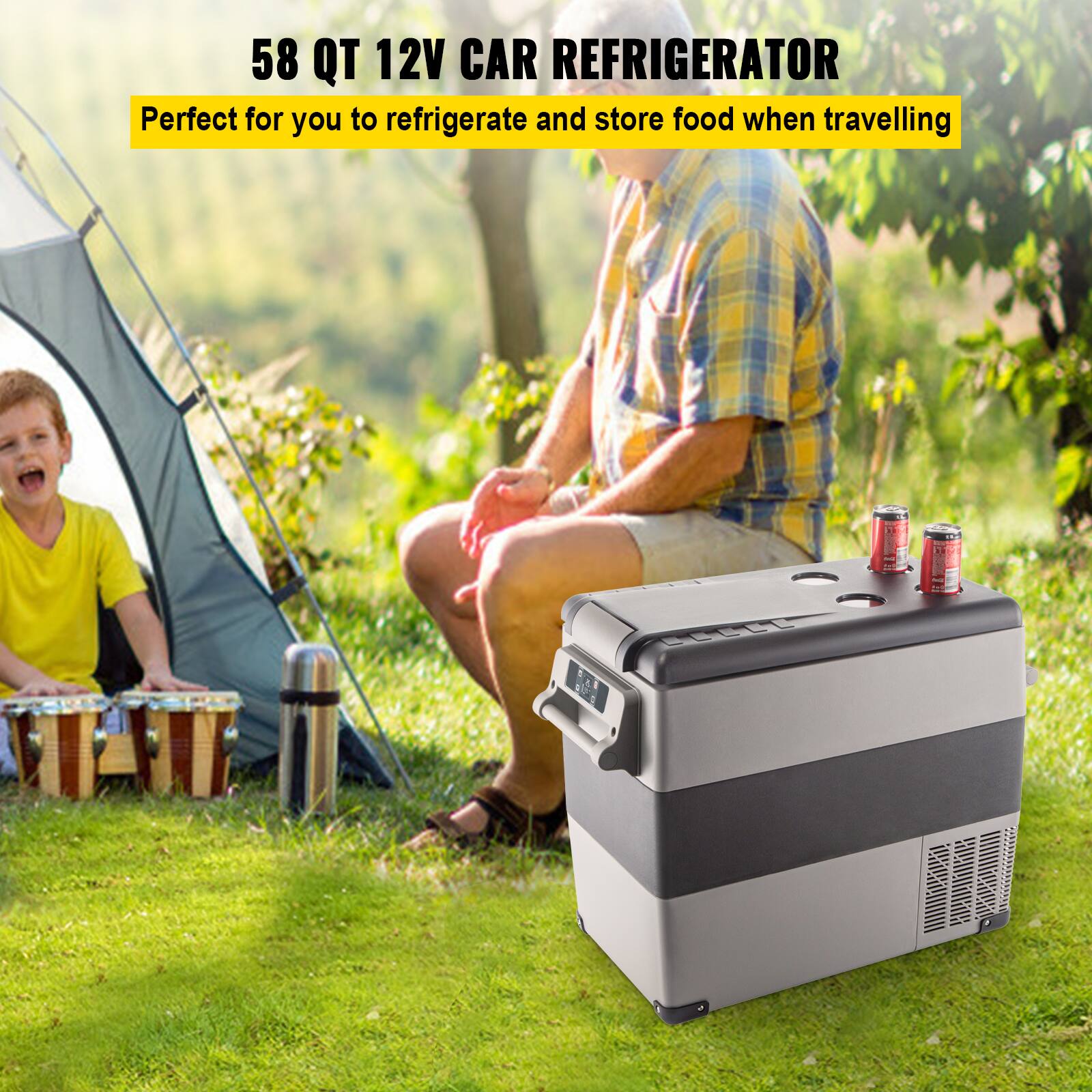 58 QT 12V CAR REFRIGERATOR
Perfect for you to refrigerate and store food when travelling