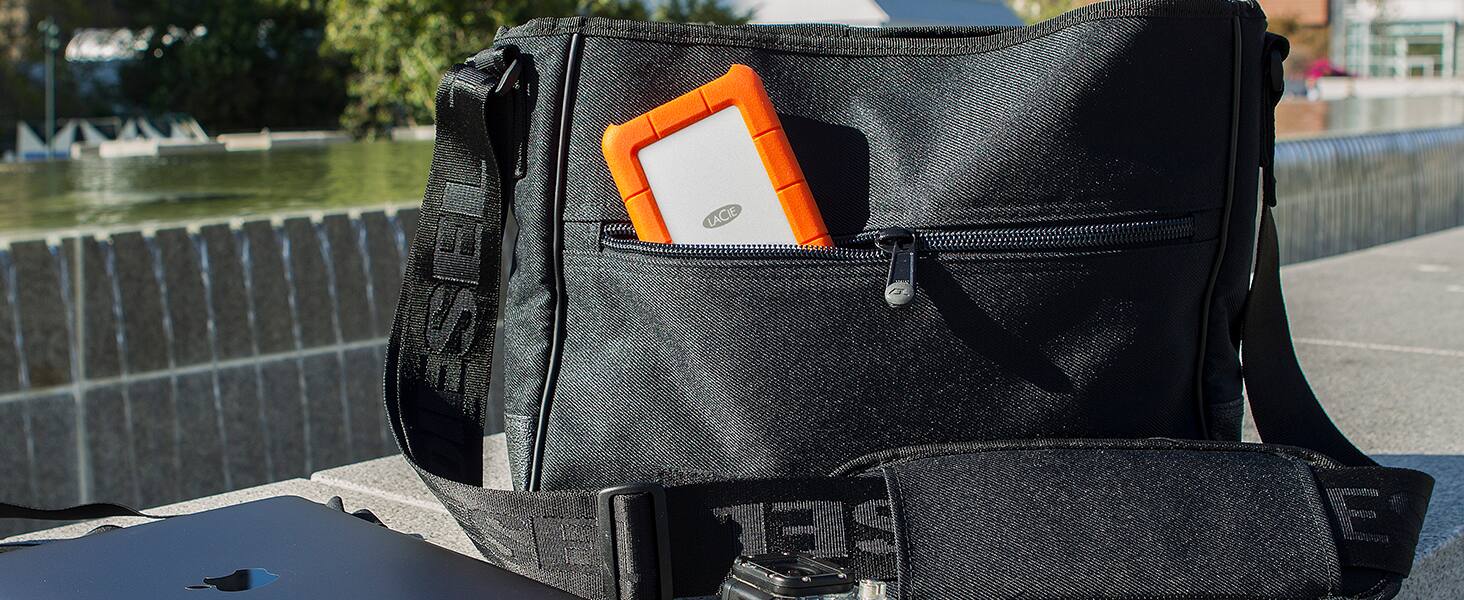 Alt View 12. LaCie - Rugged Mini 4TB External USB 3.0 Portable Hard Drive with Rescue Data Recovery Services - Orange/Silver.