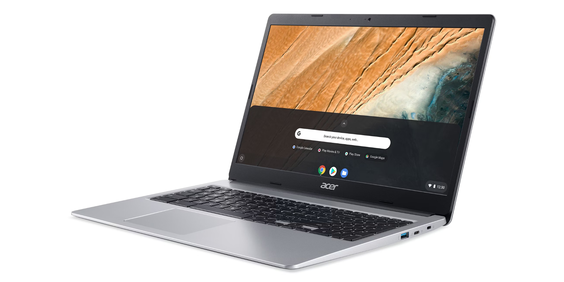 G Search your device ap, wet. Coogle Calerater Pin Movies I TV Pay Thare Google Mape acer I 12:30 -