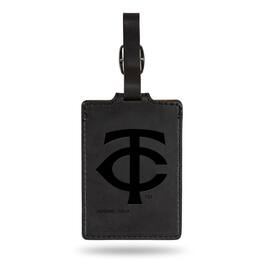 Jardine - Ultra Suede Luggage Tag - Black