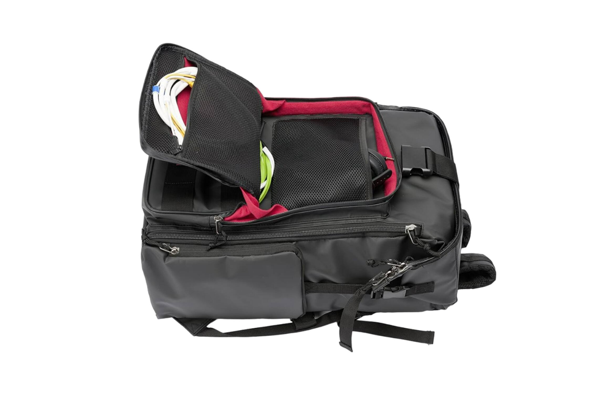 Left. Magma - Magma RIOT DJ-Stashpack XL Plus, Black/Red.