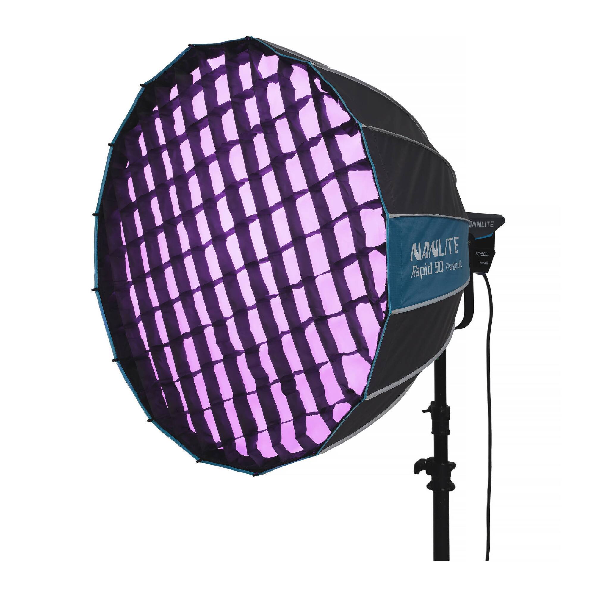 NANLITE Rapid 90 Parabolic Softbox with Bowens Mount and Grid
