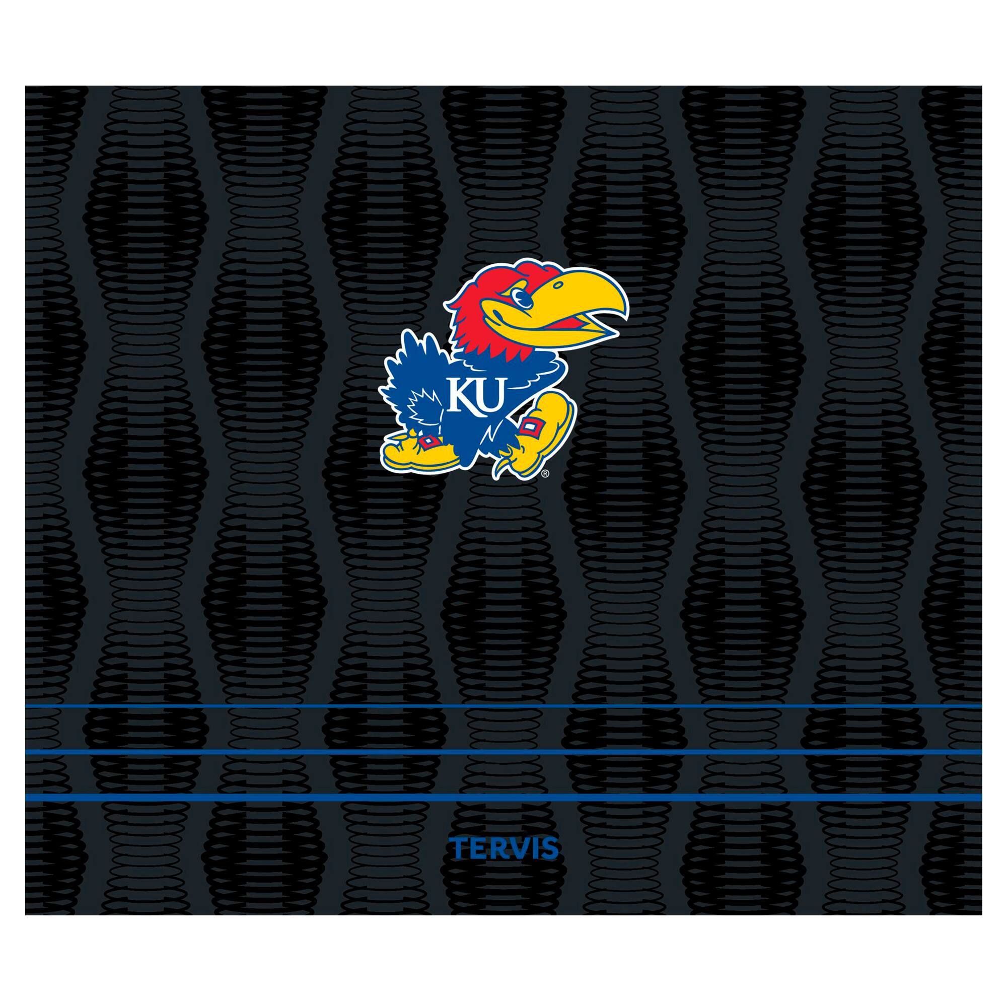 Alt View 1. Tervis - Kansas Jayhawks Full Speed 36oz. Venture Stainless Steel Water Bottle - Multicolor.