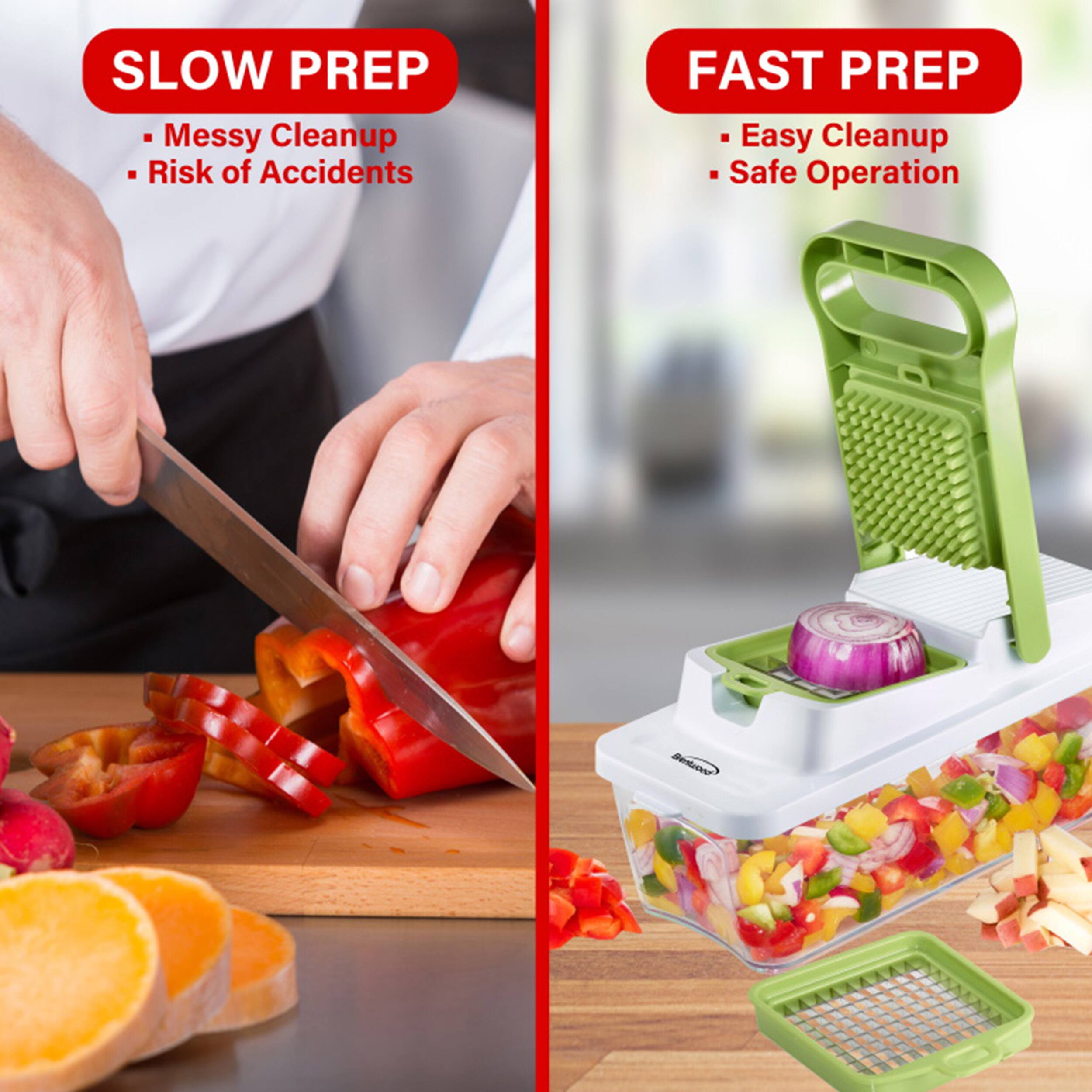 SLOW PREP Messy Cleanup Risk of Accidents
FAST PREP Easy Cleanup Safe Operation