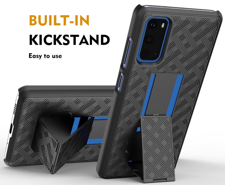 BUILT-IN KICKSTAND  
Easy to use