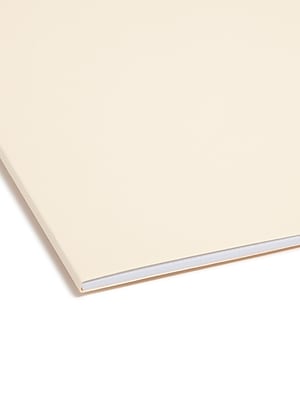 Alt View 4. Smead - SuperTab Classification Folders, Oversized Reinforced 1/3-Cut Tab, Letter Size, 50/Box - Manila.