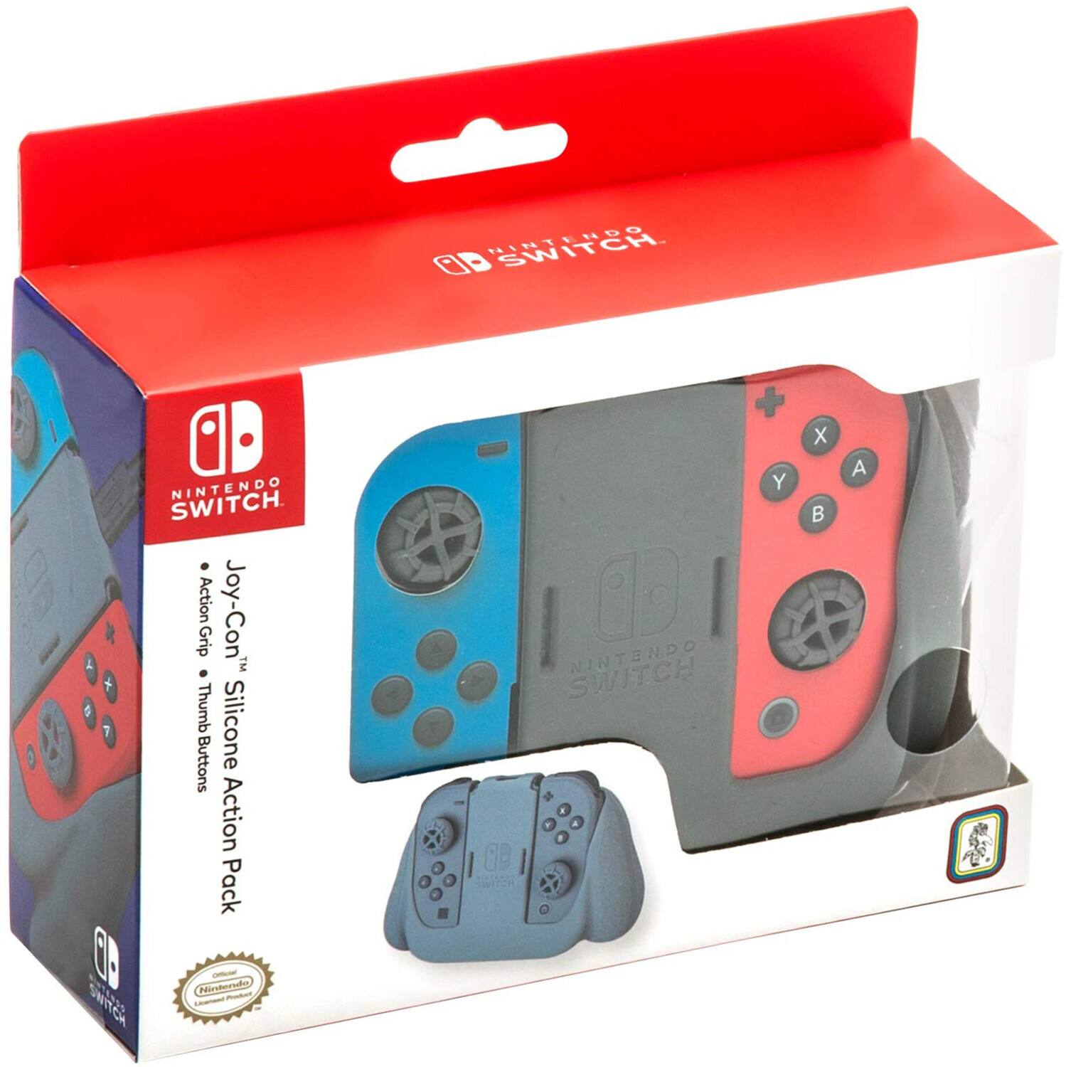 Nintendo Switch  
Joy-Con™ Grip™ Silicone Action Pack  
Action Grip™ Thumb Buttons  
Nintendo Switch