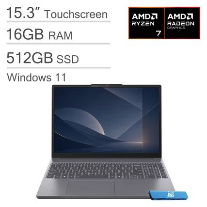 15.3" Touchscreen
AMD Ryzen 7
AMD Radeon Graphics
16GB RAM
512GB SSD
Windows 11