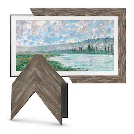 Deco TV Frames - 65" Frame for Samsung The Frame TV 2021-2025 - Distressed Barnwood