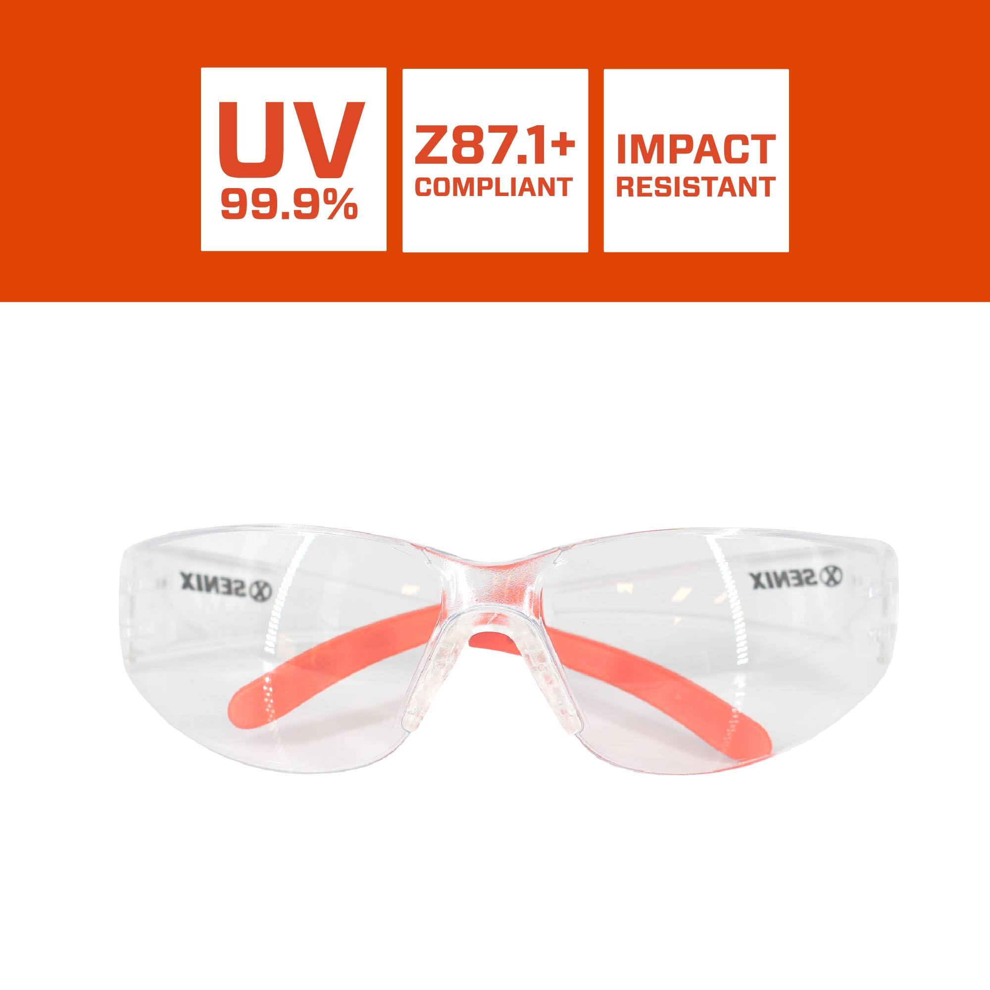UV 99.9%  
Z87.1+ COMPLIANT  
IMPACT RESISTANT
