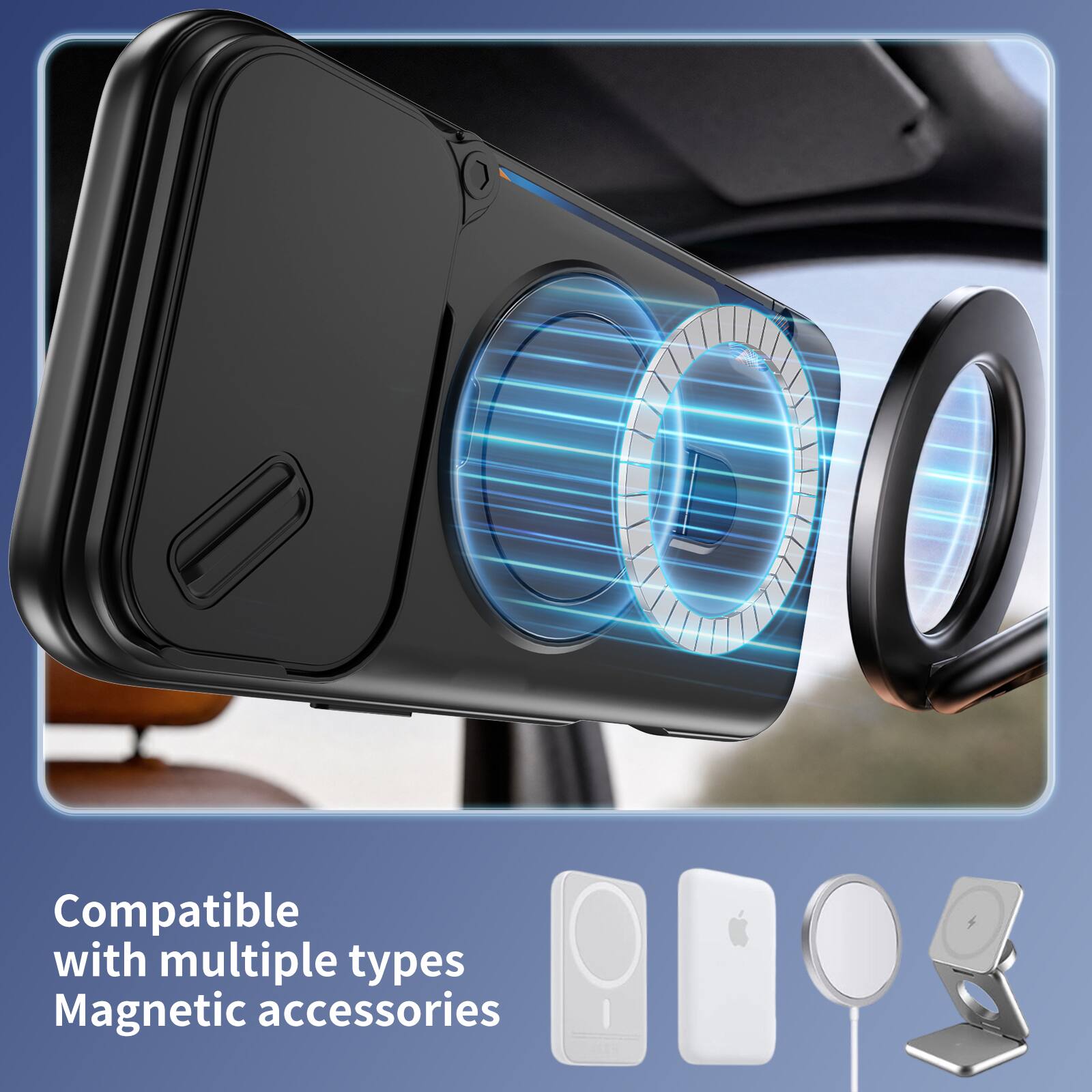 Compatible with multiple types Magnetic accessories