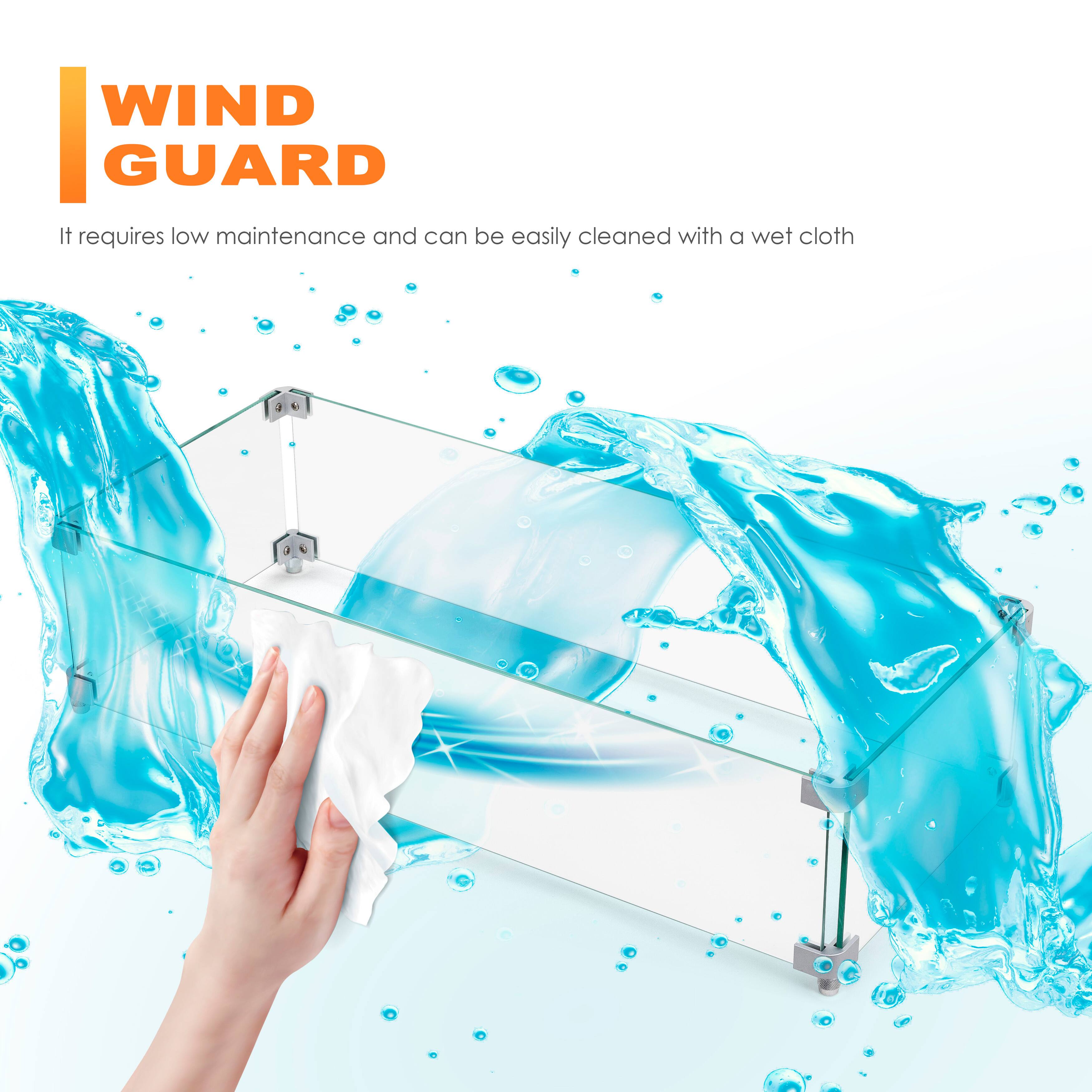 WIND GUARD

It requires low maintenance and can be easily cleaned with a wet cloth