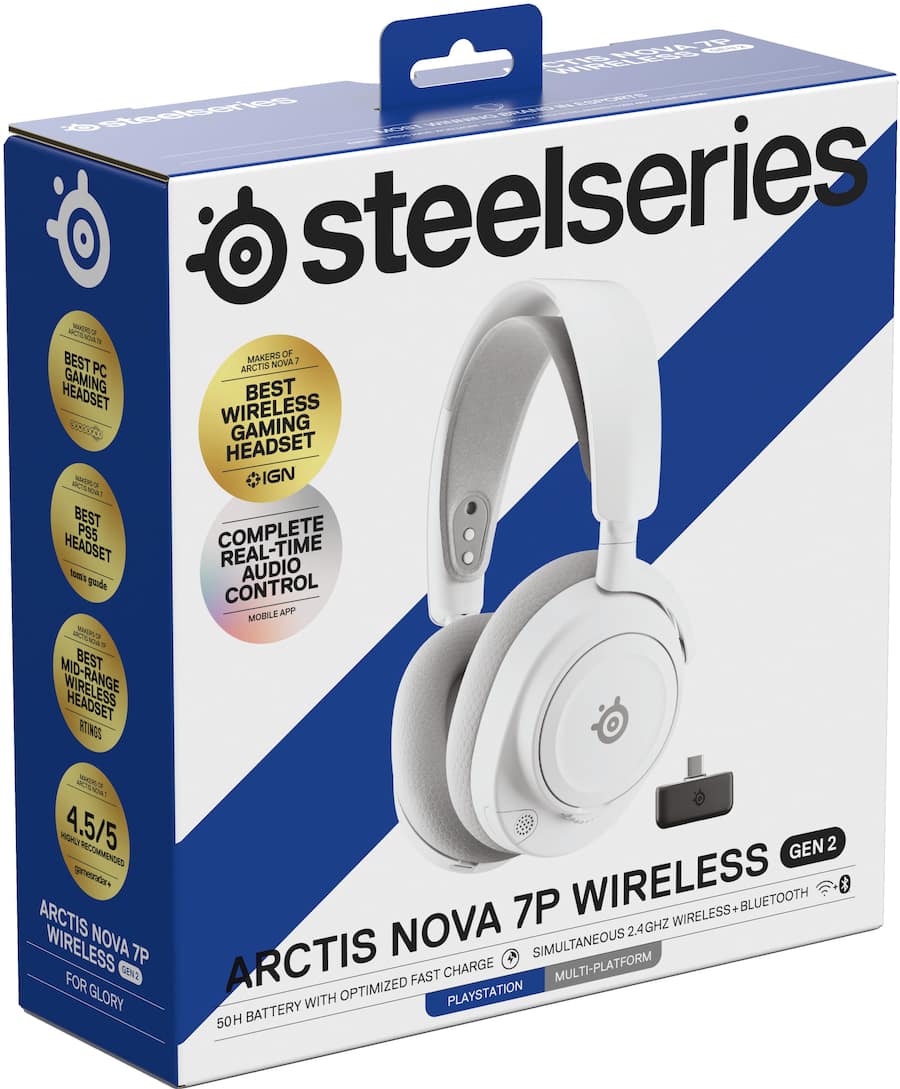 SteelSeries Arctis Nova 7P Gen 2 Wireless Over The Ear Multi SteelSeries Arctis Nova 7P Gen 2 Wireless Over The Ear Multi