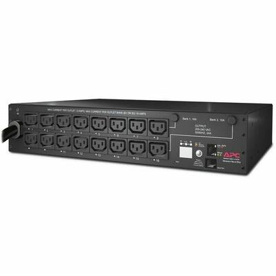 APC NetShelter Switched Rack PDU, 2U, 30A, 208V, 16 C13 outlet Switched ...