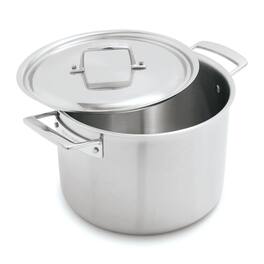 Demeyere - Essential 5-ply 8-qt Stock Pot with Lid - Stainless Steel