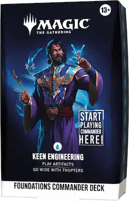Wizards of The Coast - Magic: The Gathering Foundations Commander Deck - Keen Engineering
