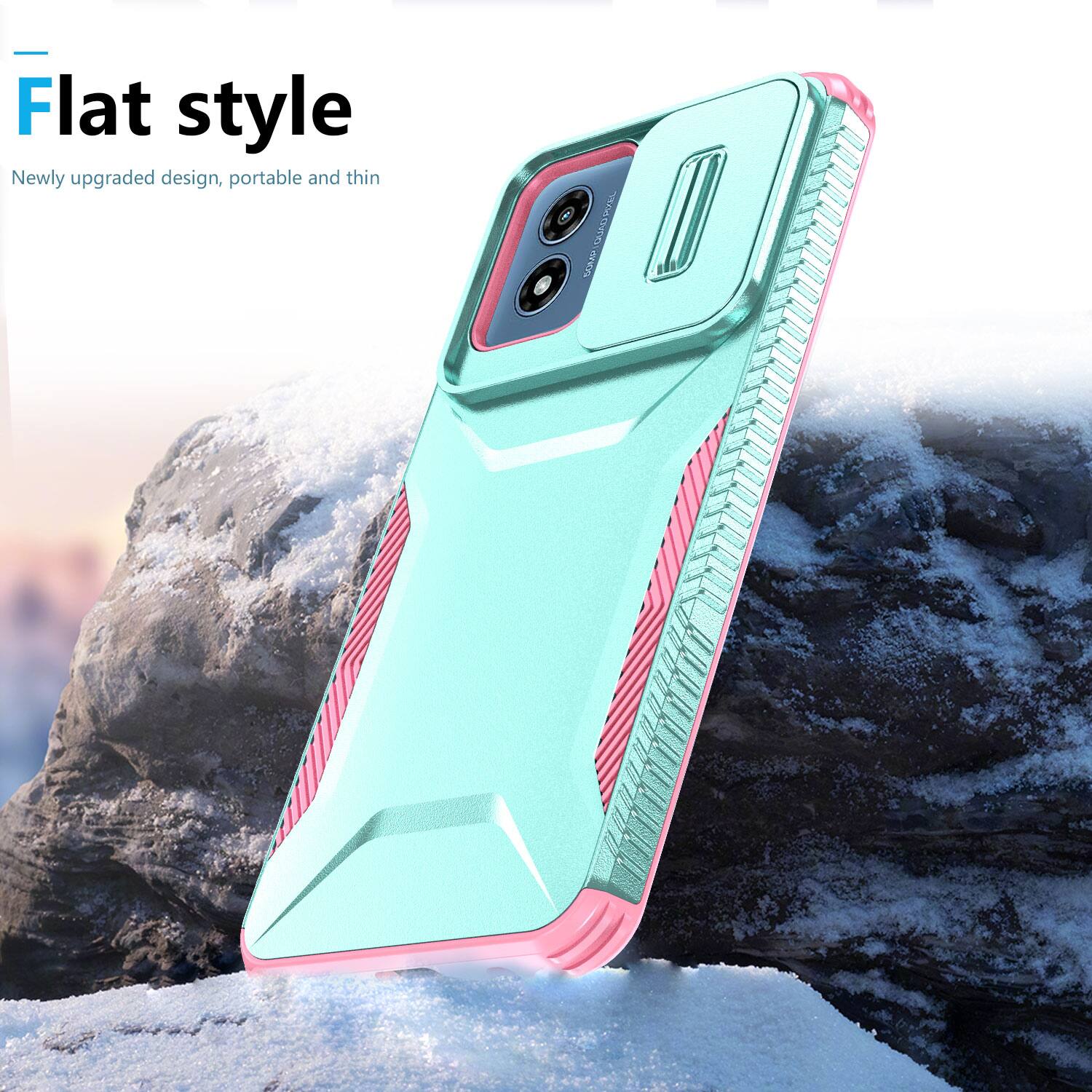 Flat style  
Newly upgraded design, portable and thin