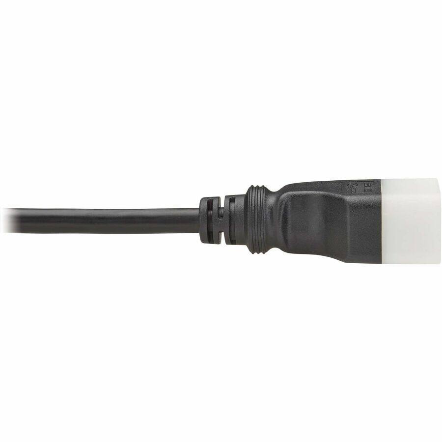 Alt View 5. Tripp Lite - Tripp Lite series P032-E06 Power Extension Cord - For Computer, Monitor, HDTV, PDU, Printer, Server, Tablet, UPS - Black.