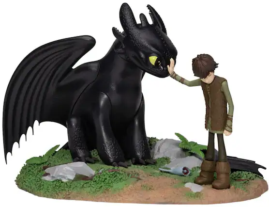 Front. Beast - Beast Kingdom - How to Train Your Dragon - D-Stage - Toothless & Hiccup Statue - COLLECTIBLES - Multicolor.