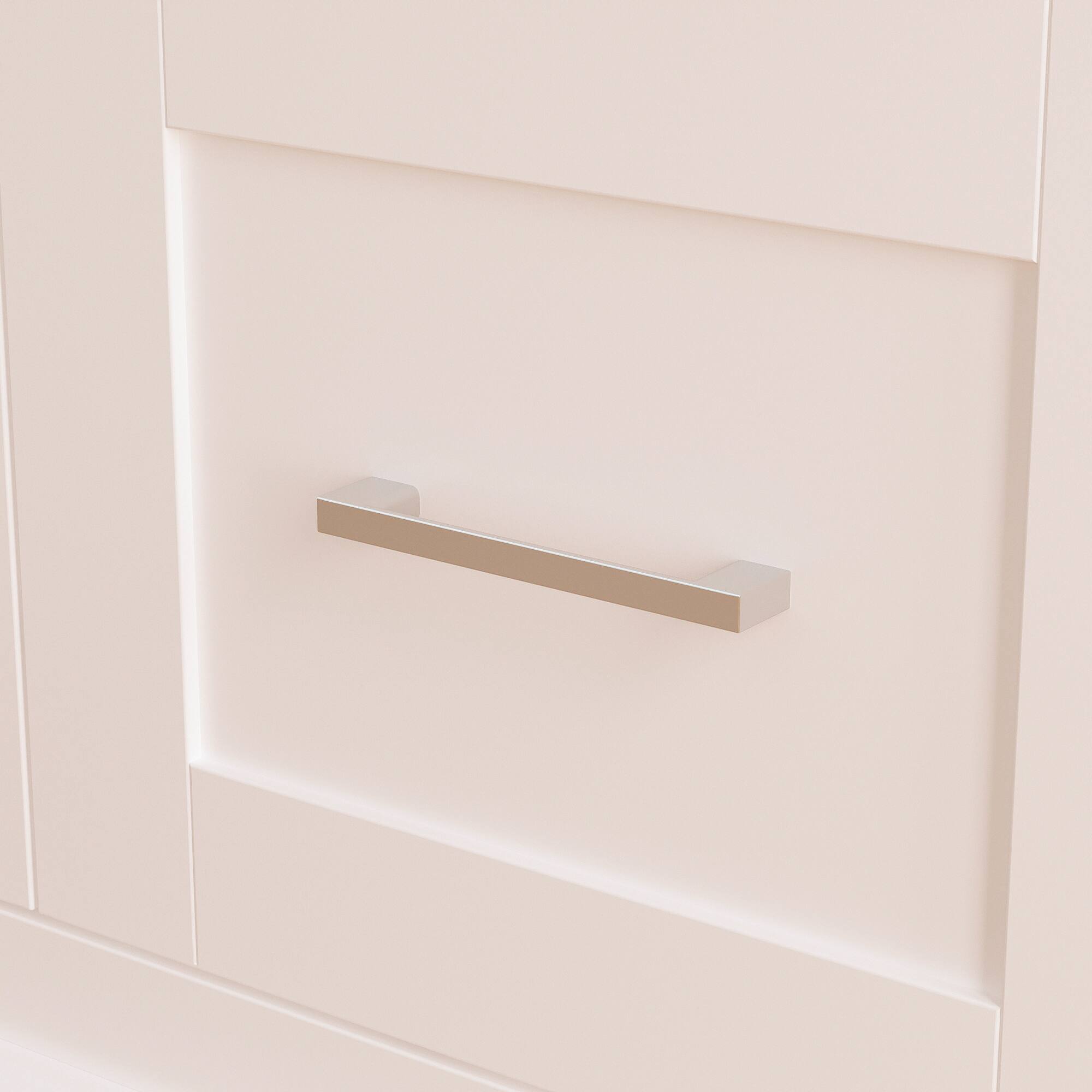 Alt View 7. FUFU & GAGA - Hall Tree with Mirror and Storage Bench Elegant Entryway Organizer with Coat Hooks and Shelves - White.