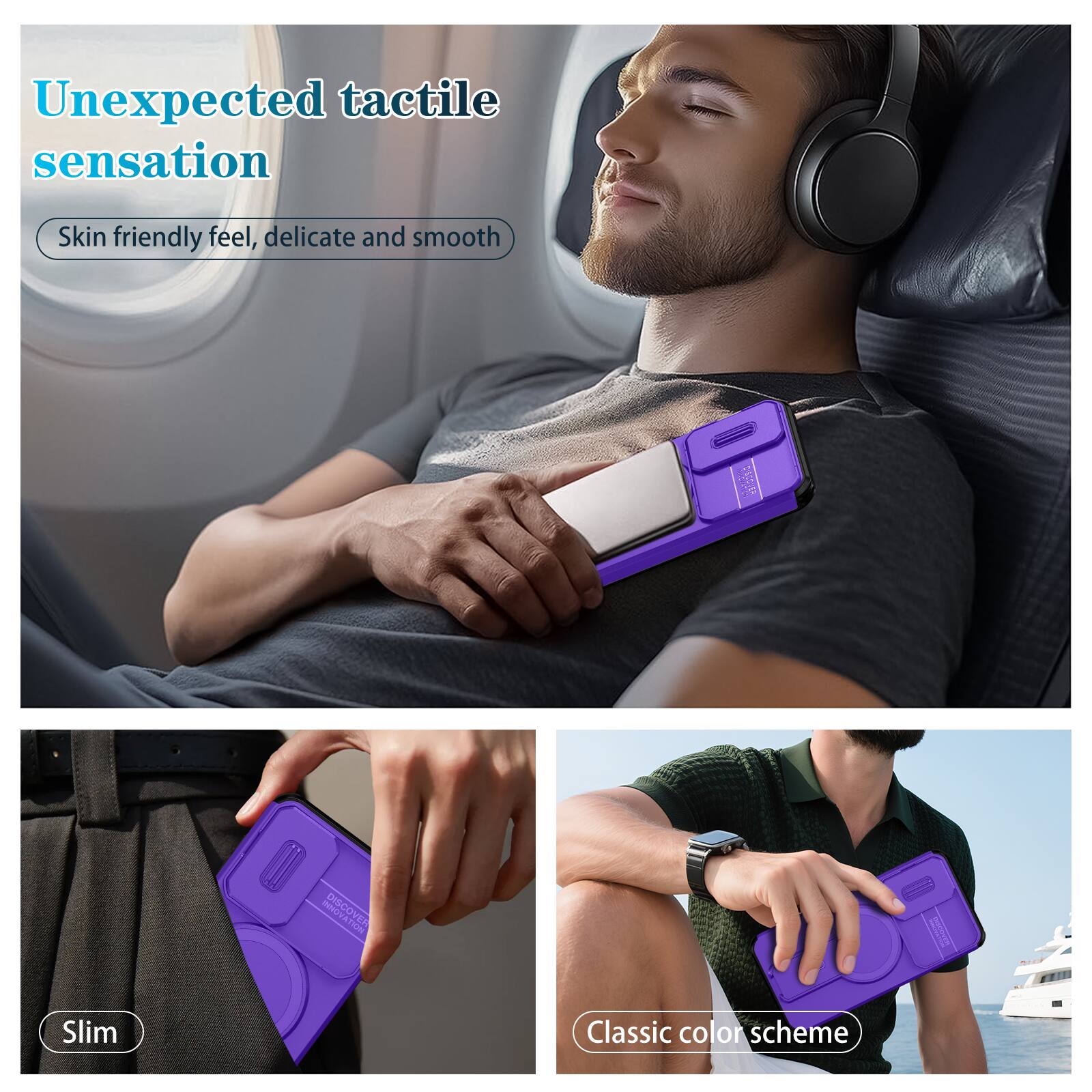 Unexpected tactile sensation  
Skin friendly feel, delicate and smooth  

DISCO - Slim Classic color scheme