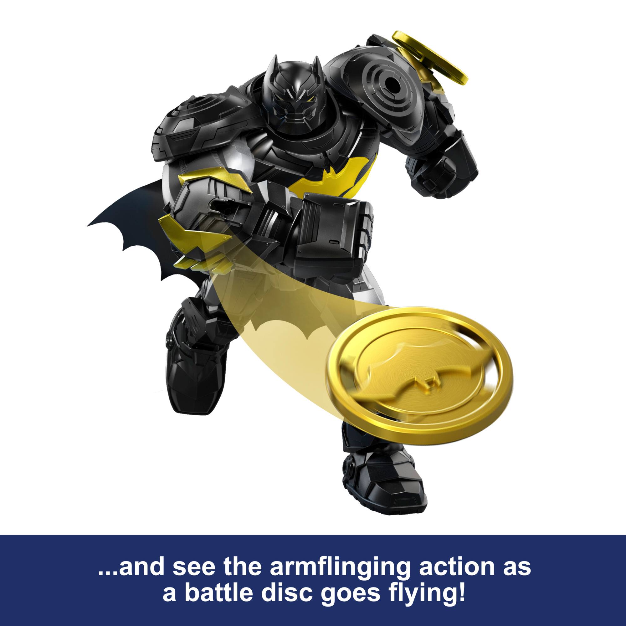 ...and see the armflinging action as a battle disc goes flying!