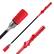 Front. Gymax - Gymax Golf Swing Trainer Click Stick Swing Training Aid for Speed Flexibility Balance Red - Red.