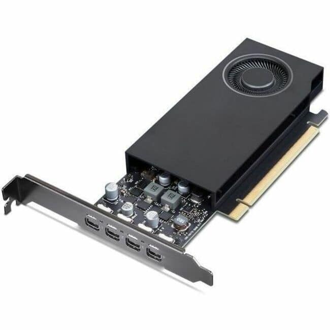 Lenovo - NVIDIA RTX A1000 Graphic Card - 8 GB GDDR6 - 4 x Mini DisplayPort - Mini DisplayPort