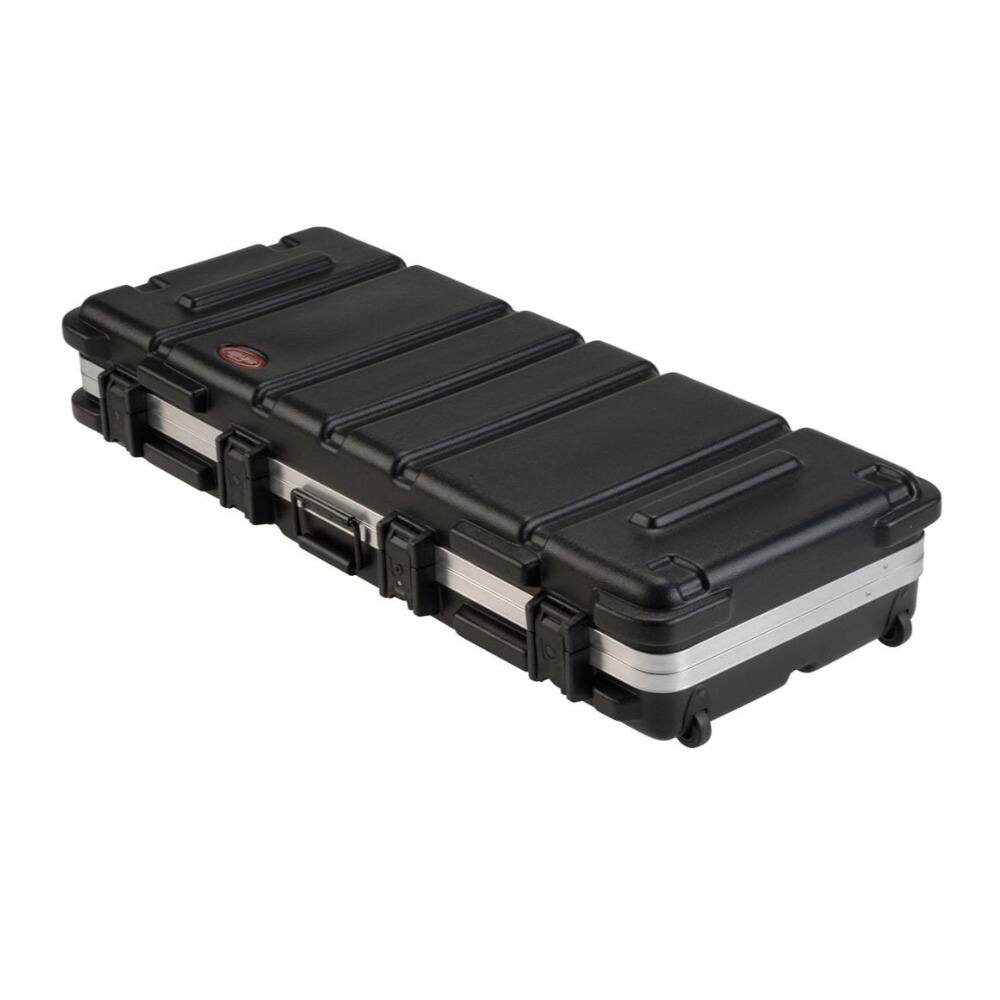 Left. SKB - SKB ATA 61-Note Keyboard Case with Wheels.