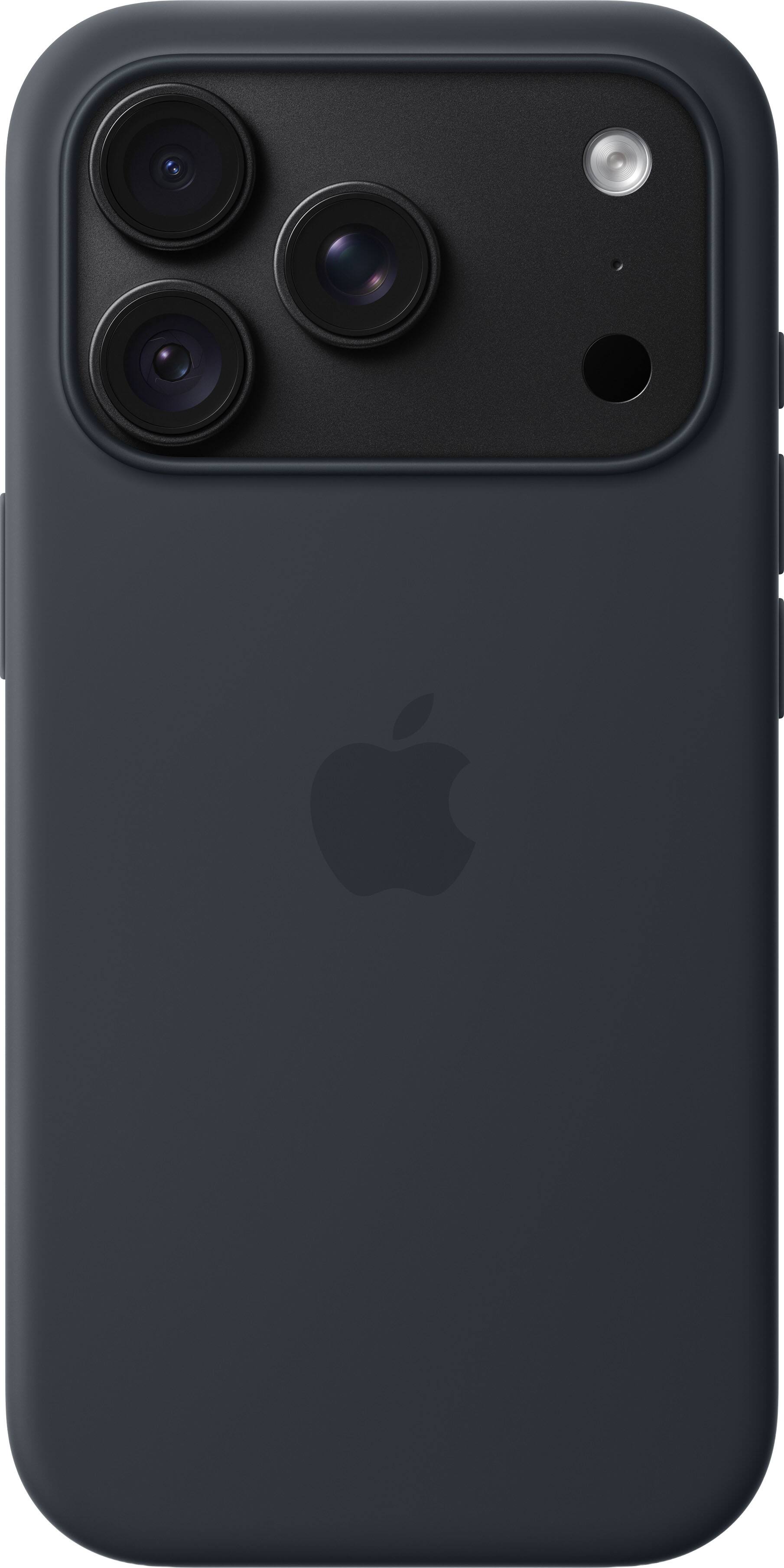 Alt View 3. Apple - iPhone 18 Pro Silicone Case with MagSafe (2026) - Navy Blue.