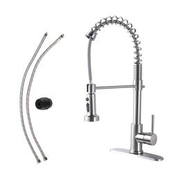 Commercial Kitchen Faucet with Dual Function Pull-Down Sprayhead Finish