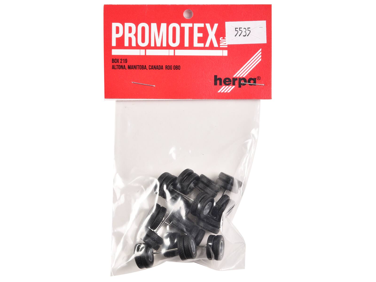 PROMOTEX 5535 INC  
BOX 219 ALTONA, MANITOBA, CANADA ROG OBO  
herpa