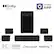 Dolby ATMOS ULTIMEA APP | 7.1 CH 500W PEAK POWER | SurroundX BASS MX™