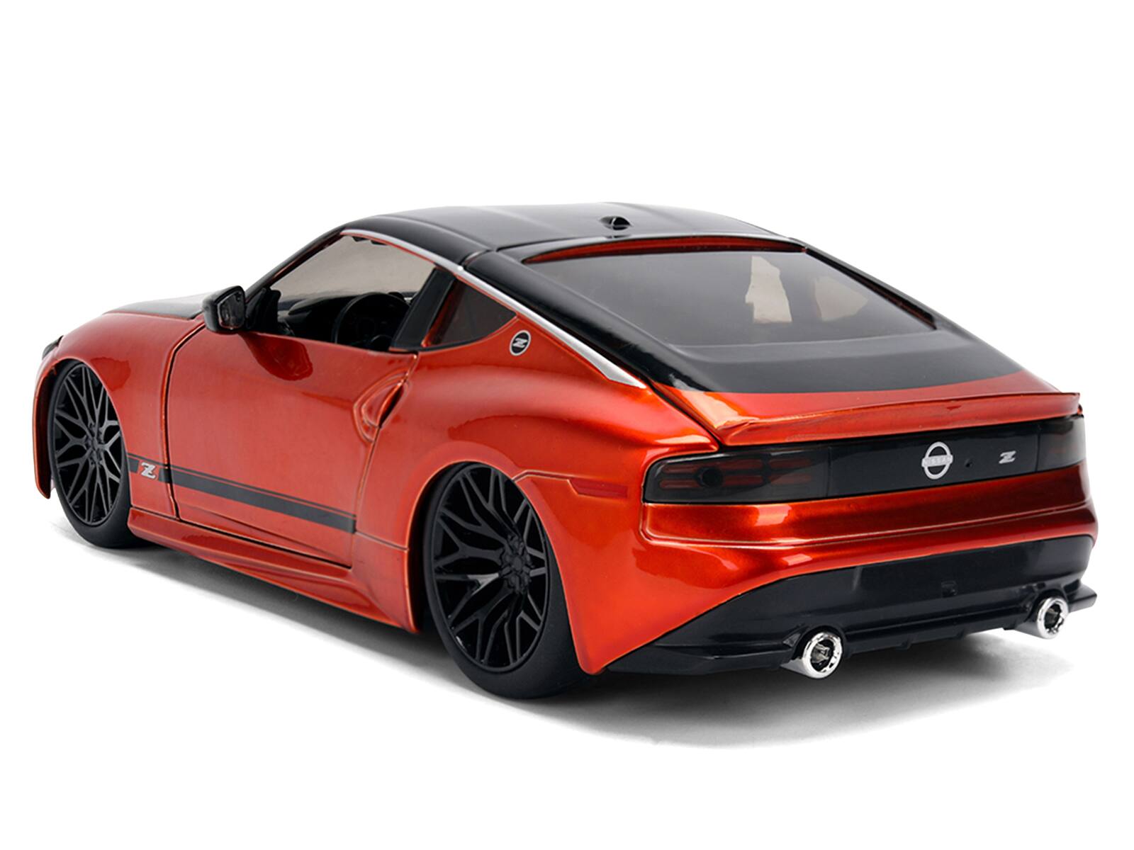 Alt View 4. Jada - 2023 Nissan Z Orange Metallic with Carbon Hood and Black Top "JDM Tuners" Series 1/24 Diecast Model Car by Jada - Multicolor.