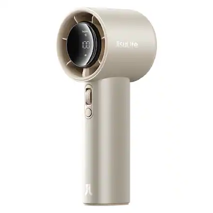 Front. Jisulife - Jisulife Handheld Fan Pro1 S - Light Brown.