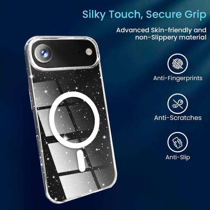 Silky Touch, Secure Grip

Advanced Skin-friendly and non-Slippery material

Anti-Fingerprints

Anti-Scratches

Anti-Slip